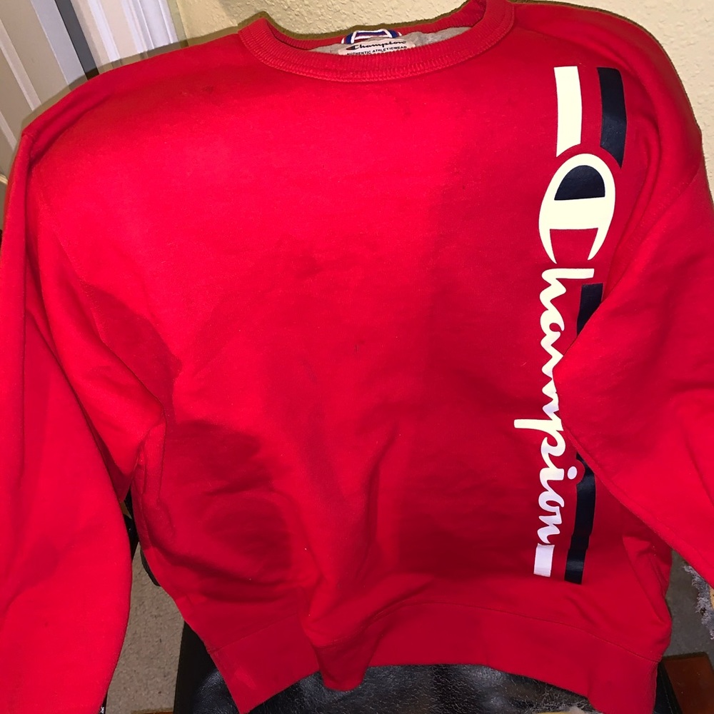 Red Champion Sweater